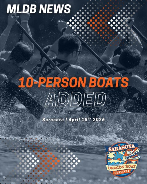 Exciting Major League Dragon Boat News! 10-person boat have been added for the Sarasota International Dragon Boat Festival. Race10s or 20s, you pick but capacity is limited so act fast when registration opens!
.
More info at http://www.gwndragonboat.com
.
#gwn #gwndragonboat #mldb #paddling #dragonboat #dragonboatracing #paddle #dragonboatpaddling #watersports #DragonBoatRace #DragonBoating #DragonBoatFestival #PaddleLife #DragonBoatTeam #DragonBoatCommunity #DragonBoatPaddling #DragonBoatPractice #DragonBoatTraining #PaddleEveryday #PaddleHard #watersports