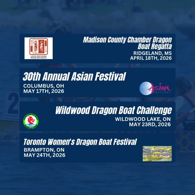 Check out what’s coming up in the dragon boat community 👇

Great races, great people, and plenty of chances to get on the water.

@dragonboat_mcc @asianfestival @trpcwildwood @tnpc.seniorwomen 

#usdbf #gwndragonboat #dragonboat #paddling