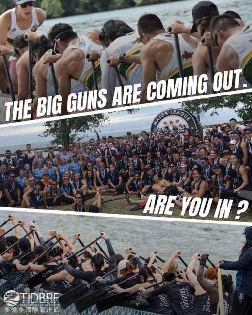 The big guns are coming out 👀

🚣 @ndrc_premier
🚣 @tnpc.paddling
🚣 @22dragonsmtl

These powerhouse crews are heading to Toronto Island for the Toronto International Dragon Boat Race Festival on June 13-14.

Fast racing. Big energy. Unmatched atmosphere.
Are you in?

#dragonboat #gwndragonboat #mldb #dragonboatracing #paddling