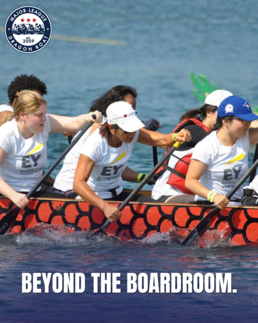 Your next team-building event doesn't need another meeting room.

Dragon boating brings colleagues together through teamwork, communication, and a shared goal. No experience required — just bring your team and we'll take care of the rest.