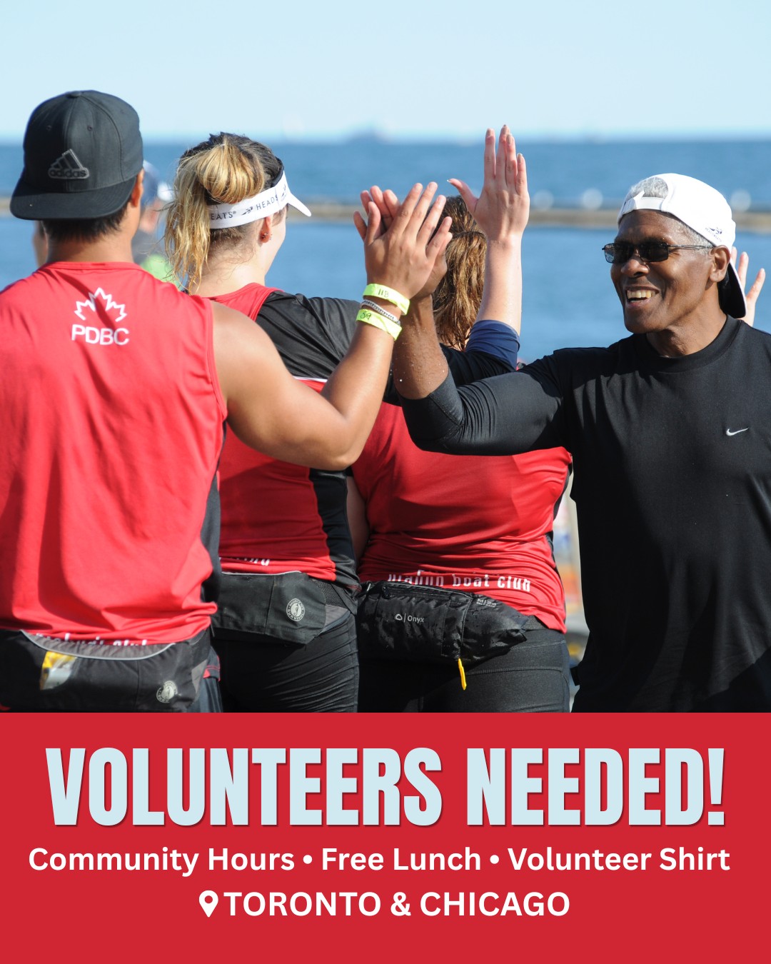 🚣 Volunteers Needed!

We're looking for volunteers to join us at two exciting dragon boat events this July!

📍 July 18 – GWN Sport Regatta (Toronto)
📍 July 25 – Chicago International Dragon Boat Festival (Chicago)

No experience needed! Volunteers receive community service hours, a volunteer shirt, lunch and refreshments, plus the chance to be part of an incredible event.

Sign up today through the link in our bio. We'd love to have you on our team!

#Volunteer #DragonBoat #TorontoEvents #ChicagoEvents #CommunityEvents